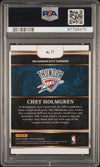 Graded 2022 Panini Select Chet Holmgren #11 Select Future Rookie RC Basketball Card PSA 10 Gem Mint
