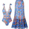 Ethnic Style One-piece Swimsuit For Women Beach Suit by FitiqueFit