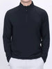 Men's Plus Size Casual Long Sleeve Quarter Zip T-Shirt by Simply Love