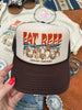 Eat Beef Support Ranchers Trucker Hat by Wild Junkie