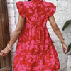 Women’s Floral A-Line Vacation Dress by FitiqueFit