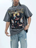 Men's Graphic Round Neck Oversized T-Shirt by Simply Love