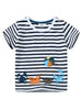 Children's Crab Striped Crew Neck T-Shirt by Simply Love