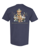 Dog in Boat Southern Down Outfitters Mens Short Sleeve Tee by DoodleBug's