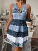 Plus Size Striped Tank Top & Skirt Set by FitiqueFit