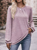 Ruffle Cuff Long Sleeve T-Shirt by Simply Love