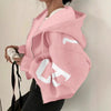 Women’s Zip-Up Printed Sweatshirt – Long Sleeve Casual Jacket by FitiqueFit