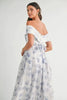 Floral Printed Off Shoulder Maxi Dress – Chic Off Shoulder Maxi Dress, Vibrant Floral Print, Beach Vacation Dress, Casual Summer Maxi Dress by Stevvex