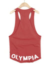 Men's Plus Size Letter Graphic Wide Strap Tank
