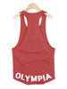 Men's Plus Size Letter Graphic Wide Strap Tank