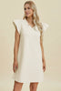Double Take Full Size Ruffled V-Neck Cap Sleeve Dress – Ruffled V-Neck Dress, Cap Sleeve Dress, Elegant Ruffled Dress, Flattering V-Neck Dress, Stylish Full-Size Dress, Comfortable Ruffle Dress, Chic Cap Sleeve Dress by Stevvex