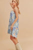 New Summer Printed Ruffled Hem Square Neck Mini Cami Dress For Women – Stylish and Chic Square Neck Mini Dress with Feminine Ruffled Hem by Stevvex