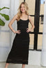 Lace Scoop Neck Midi Cami Dress For Women – Elegant, Romantic, Flirty, Timeless, Perfect for Special Occasions by Stevvex