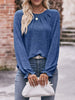 Ruffle Cuff Long Sleeve T-Shirt by Simply Love