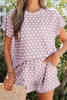 Green Polka Dot Print Short Set by Wild and Free Boutique
