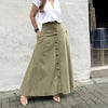 Women's Elegant High-Waist A-Line Skirt by FitiqueFit
