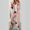 Women’s Plaid Two‑Piece Suit Set by FitiqueFit