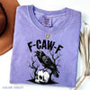 Comfort Colors "F-Caw-F" Raven Shirt – Funny Crow Tee by Dog Mom Hat