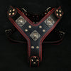 The "Eros" harness black & red by Bestia Dog Gear