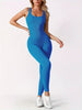 Women’s Ribbed Sleeveless Jumpsuit by FitiqueFit