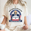 Bernie Sanders "Who's Afraid" T-Shirt – Political Satire Tee, Funny Quote Apparel by Dog Mom Hat