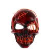 Halloween Scary One-Eyed Pirate Mask Cosplay Led Mask Adult Glowing Mask EL Wire Light Up For Halloween Festival Party Bar by My Store