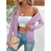 Women’s V‑Neck Button‑Down Cardigan Knit Sweater by FitiqueFit