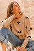 SO ME Ribbon Bow Applique Sweater by FitiqueFit