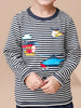 Children's Striped Helicopter Long Sleeve T-Shirt by Simply Love
