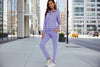 Women’s Fashionable Printed Sports Long-Sleeve Hoodie Set by FitiqueFit