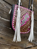 Pink Electric Rodeo Fringe Tote by Neon Spur