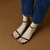 Open Toe Block Heel Buckle Sandals – Versatile Dress Sandal by FitiqueFit