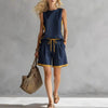 Solid Color Loose Casual Vest and Shorts Set by FitiqueFit
