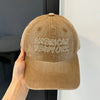 American Retro Washed Denim Peaked Cap — Korean Style Vintage Baseball Hat by FitiqueFit