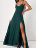 Crisscross Back Slit Maxi Dress by Wild and Free Boutique