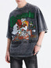 Men's Graphic Round Neck Oversized T-Shirt by Simply Love