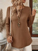 Plus Size Casual Waffle Knit Long Sleeve T-Shirt by Simply Love