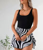 Women's Solid One-Piece Swimsuit by FitiqueFit