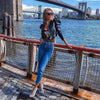 Elegance Autumn And Winter New Solid Color Jacket For Women's PU Leather Warmth Fashion Long-Sleeved Jacket For Women by Stevvex