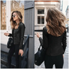Elegance Autumn And Winter New Solid Color Jacket For Women's PU Leather Warmth Fashion Long-Sleeved Jacket For Women by Stevvex