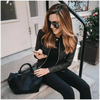 Elegance Autumn And Winter New Solid Color Jacket For Women's PU Leather Warmth Fashion Long-Sleeved Jacket For Women by Stevvex