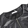 Elegance Autumn And Winter New Solid Color Jacket For Women's PU Leather Warmth Fashion Long-Sleeved Jacket For Women by Stevvex