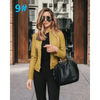 Elegance Autumn And Winter New Solid Color Jacket For Women's PU Leather Warmth Fashion Long-Sleeved Jacket For Women by Stevvex