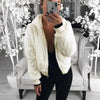 Elegance Faux Fur Women Coat With Hood High Waist Fashion Slim Black /Red /Pink Faux Fur Jacket Fake Rabbit Fur Coats by Stevvex