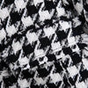 Elegance Women Tweed Jackets Fashionable Office Ladies Black Tassel Houndstooth Coats Female Autumn Vintage Thick Plaid Coat Girls Chic by Stevvex