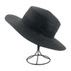 Elegant Adult Bucket Hat Beach Summer Straw Hats for Women Beach Sun Straw Hat Wide Luxury Comfortable Hat Flat Top Ribbon Bowknot Elegant Luxury Women Summer Hat 56-58cm by Stevvex