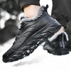 Elegant Black Winter Men Waterproof Snow Shoes Comfortable Sneakers Mens Work Casual Shoes Non-Slip Light Rubber Sole Walk Fashion Sneakers Breathable Comfort Walking Shoes For Mens by Stevvex