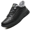 Elegant Black Winter Men Waterproof Snow Shoes Comfortable Sneakers Mens Work Casual Shoes Non-Slip Light Rubber Sole Walk Fashion Sneakers Breathable Comfort Walking Shoes For Mens by Stevvex