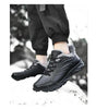 Elegant Black Winter Men Waterproof Snow Shoes Comfortable Sneakers Mens Work Casual Shoes Non-Slip Light Rubber Sole Walk Fashion Sneakers Breathable Comfort Walking Shoes For Mens by Stevvex