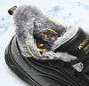 Elegant Black Winter Men Waterproof Snow Shoes Comfortable Sneakers Mens Work Casual Shoes Non-Slip Light Rubber Sole Walk Fashion Sneakers Breathable Comfort Walking Shoes For Mens by Stevvex